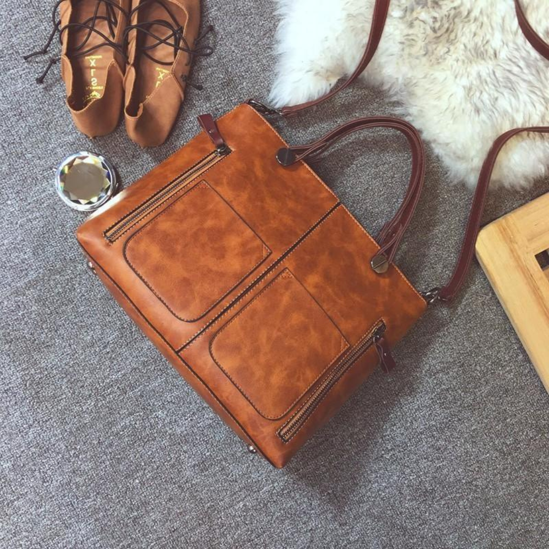 Luvik | Elegant and Luxurious Shoulder Bag - Musta