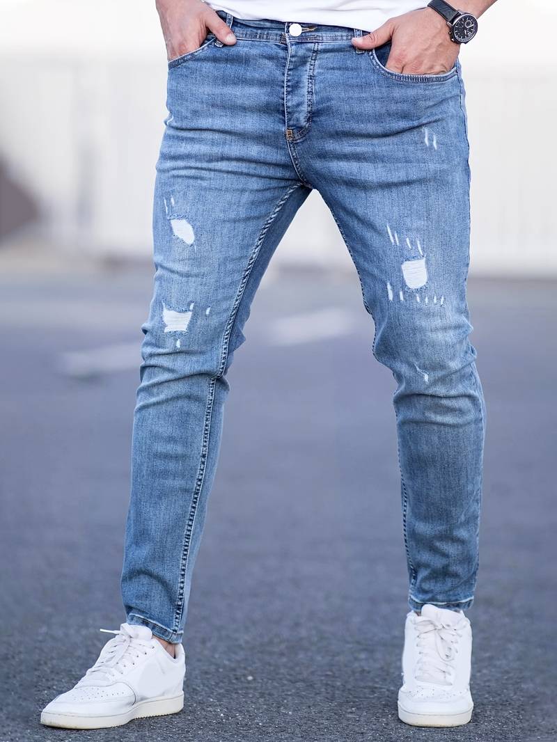 Luvik | Slim Fit Stretch Farkut Miehille