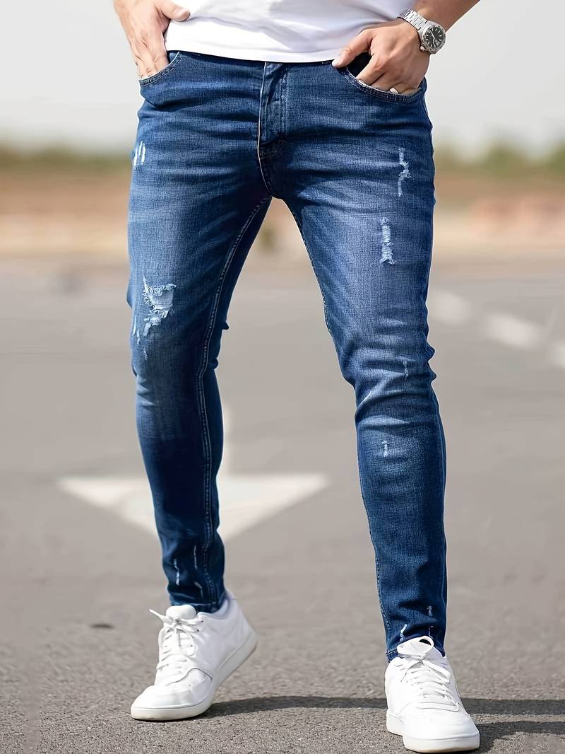 Luvik | Slim Fit Stretch Farkut Miehille