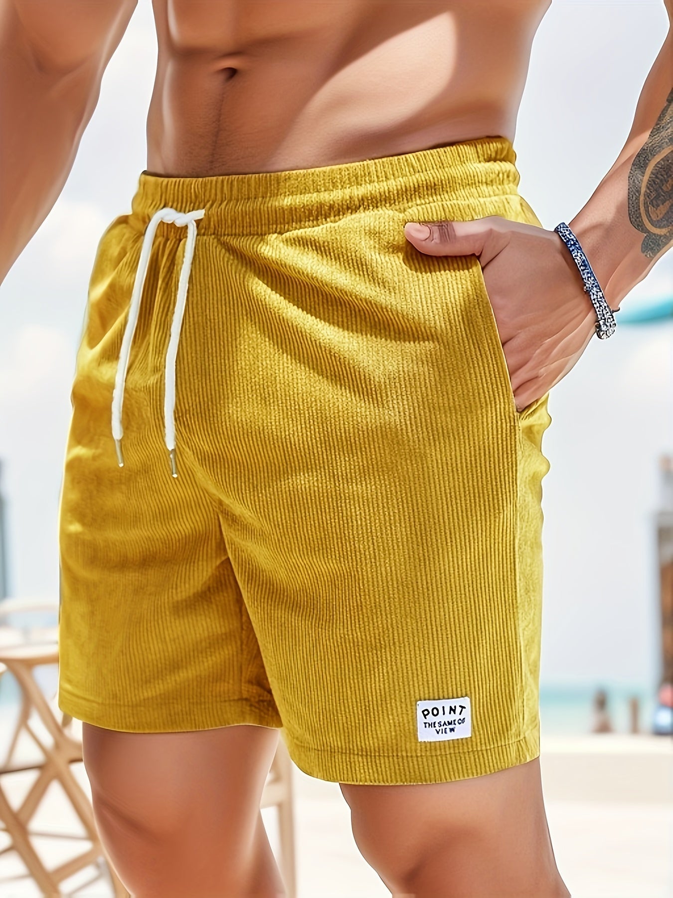 Luvik | Miesten Rentoa Slim Fit Lyhyet Housut