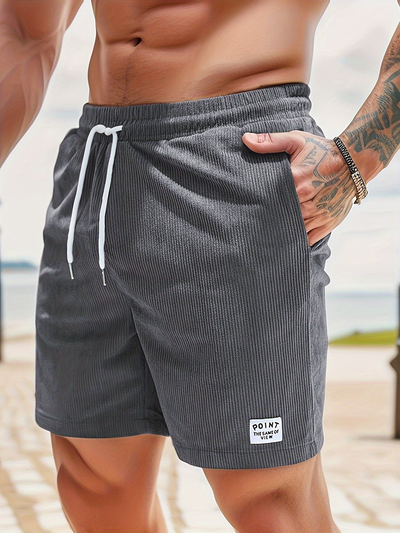 Luvik | Miesten Rentoa Slim Fit Lyhyet Housut
