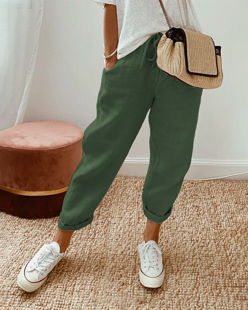 Luvik | Antihikoilu Luxe Pellavahousut