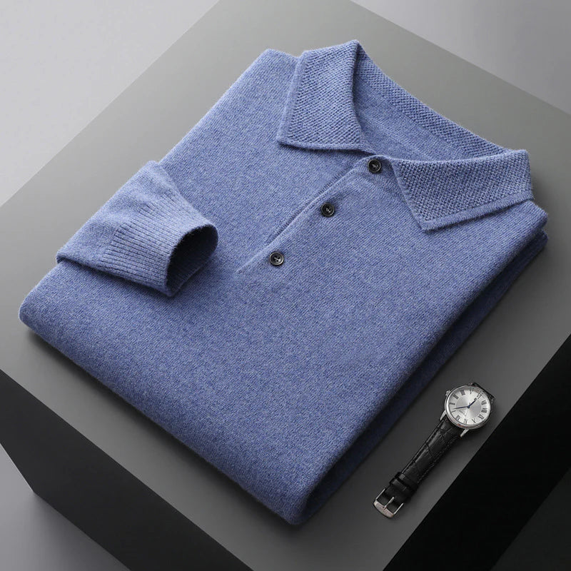 Luvik-Fashion | Long Sleeve Polo Shirt