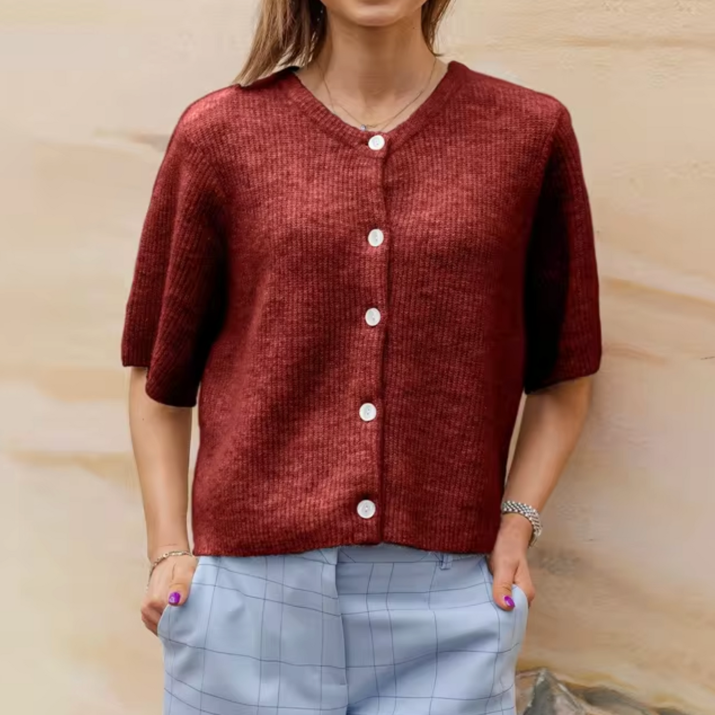 Luvik | Neule Lyhythihainen Cardigan