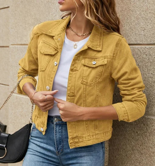 Luvik | Rentouttava Denim Takki naisille