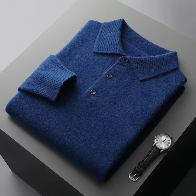 Luvik-Fashion | Long Sleeve Polo Shirt