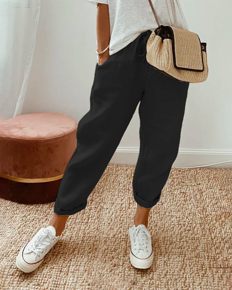 Luvik | Antihikoilu Luxe Pellavahousut