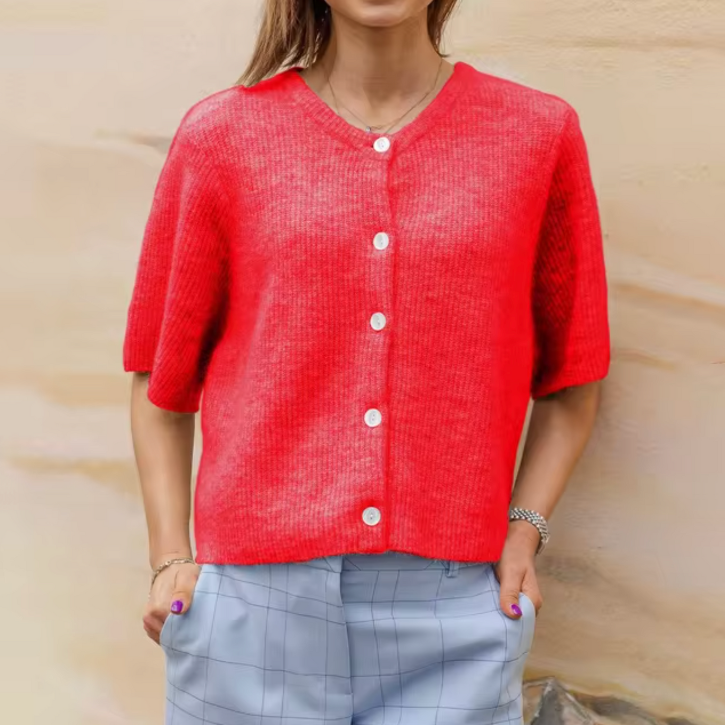 Luvik | Neule Lyhythihainen Cardigan