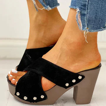 Luvik | Sandals with Chunky Heel