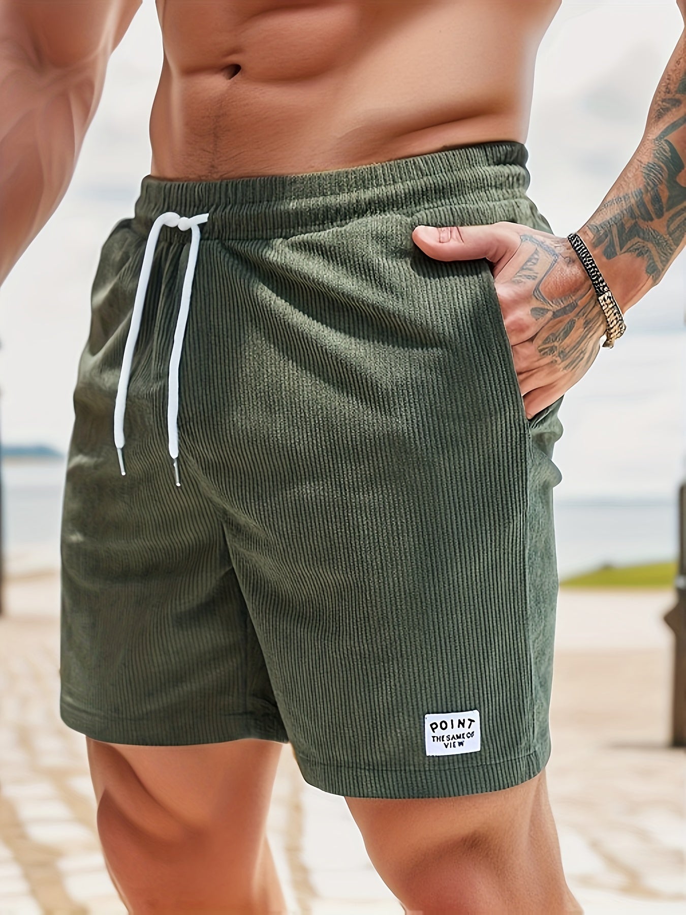 Luvik | Miesten Rentoa Slim Fit Lyhyet Housut