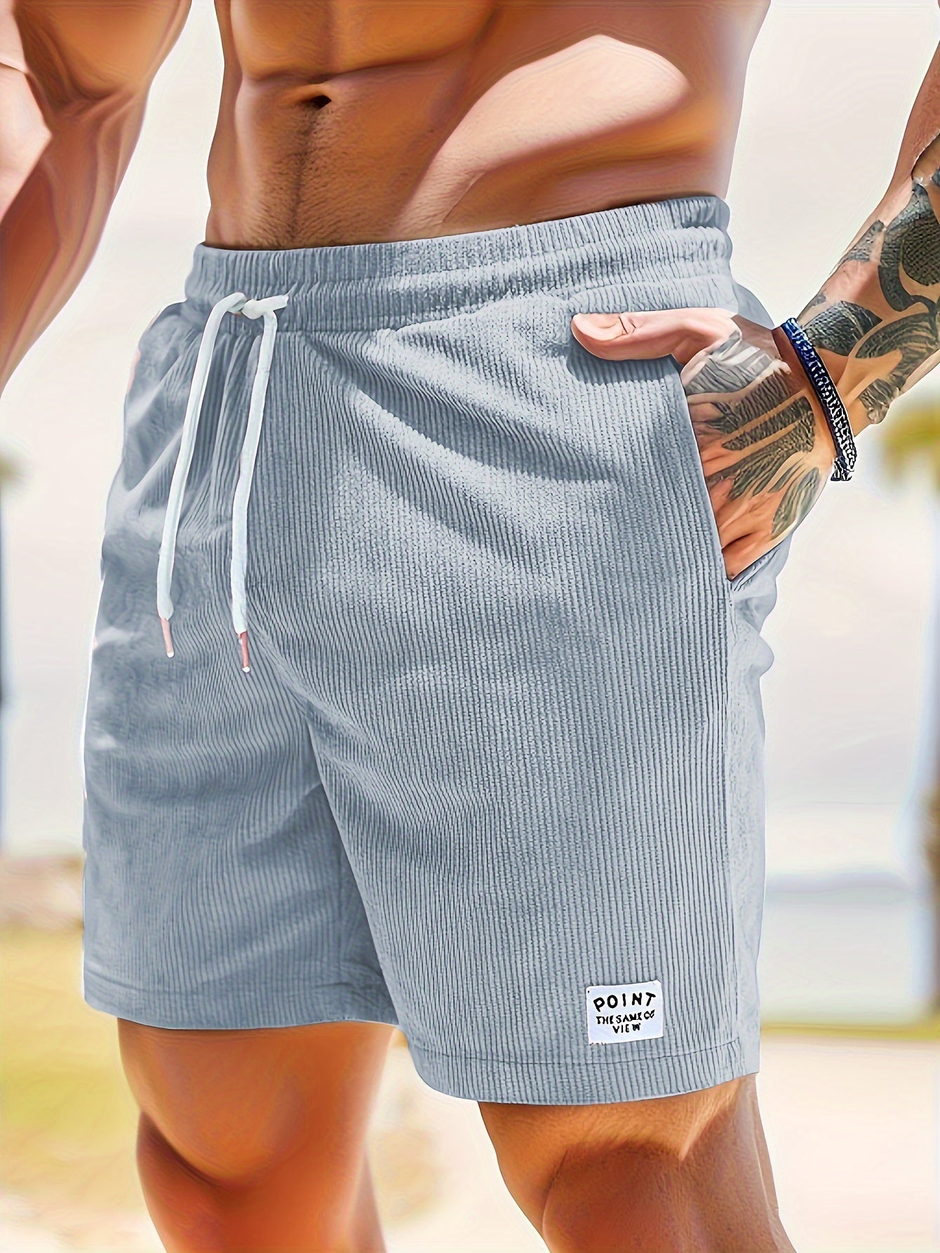 Luvik | Miesten Rentoa Slim Fit Lyhyet Housut