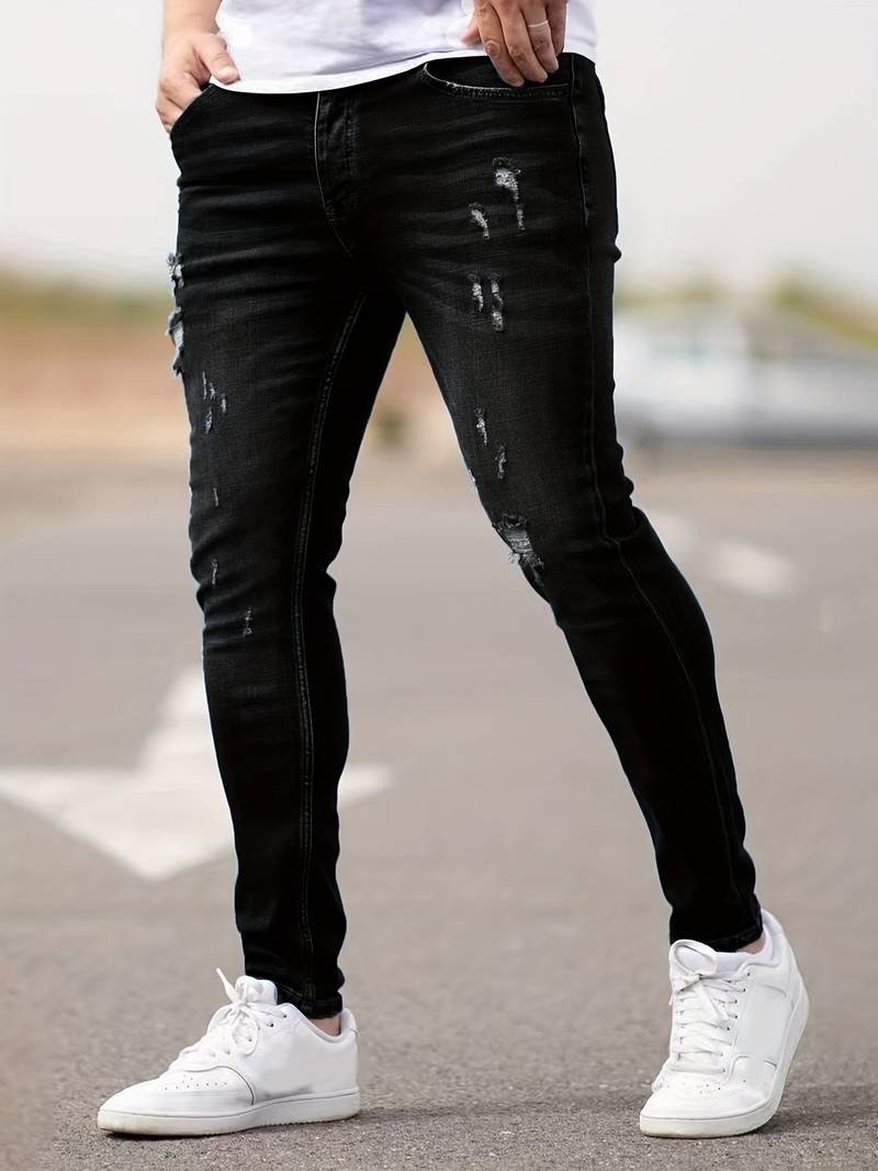 Luvik | Slim Fit Stretch Farkut Miehille