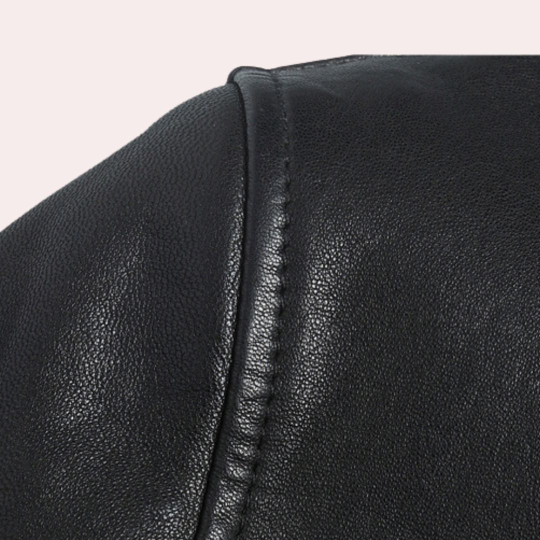 Luvik | Miesten Slim Fit Biker Takki - Moderni