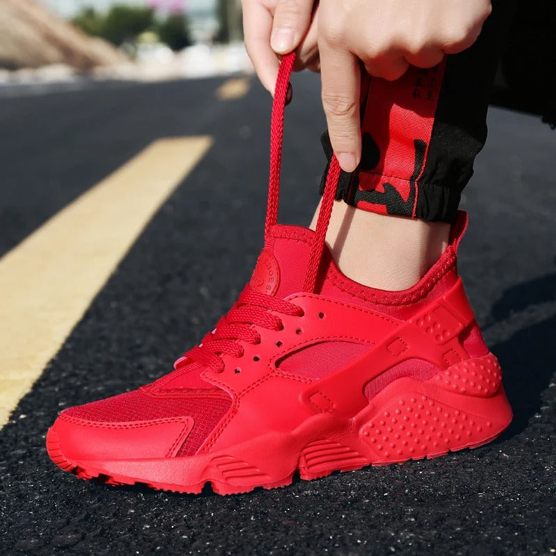 Luvik | Nahka Liukumaton Korkea Hengittävä Miehet Sneaker