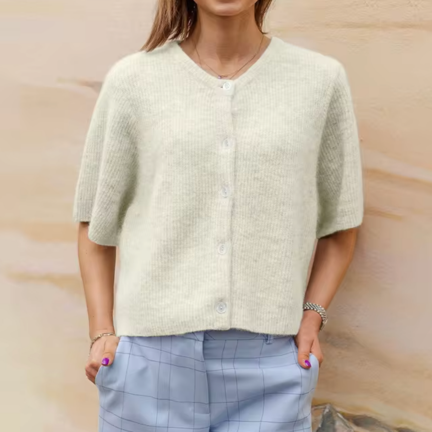 Luvik | Neule Lyhythihainen Cardigan