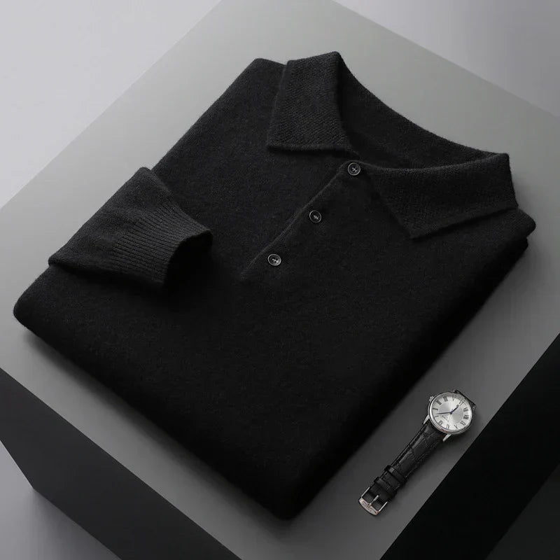 Luvik-Fashion | Long Sleeve Polo Shirt