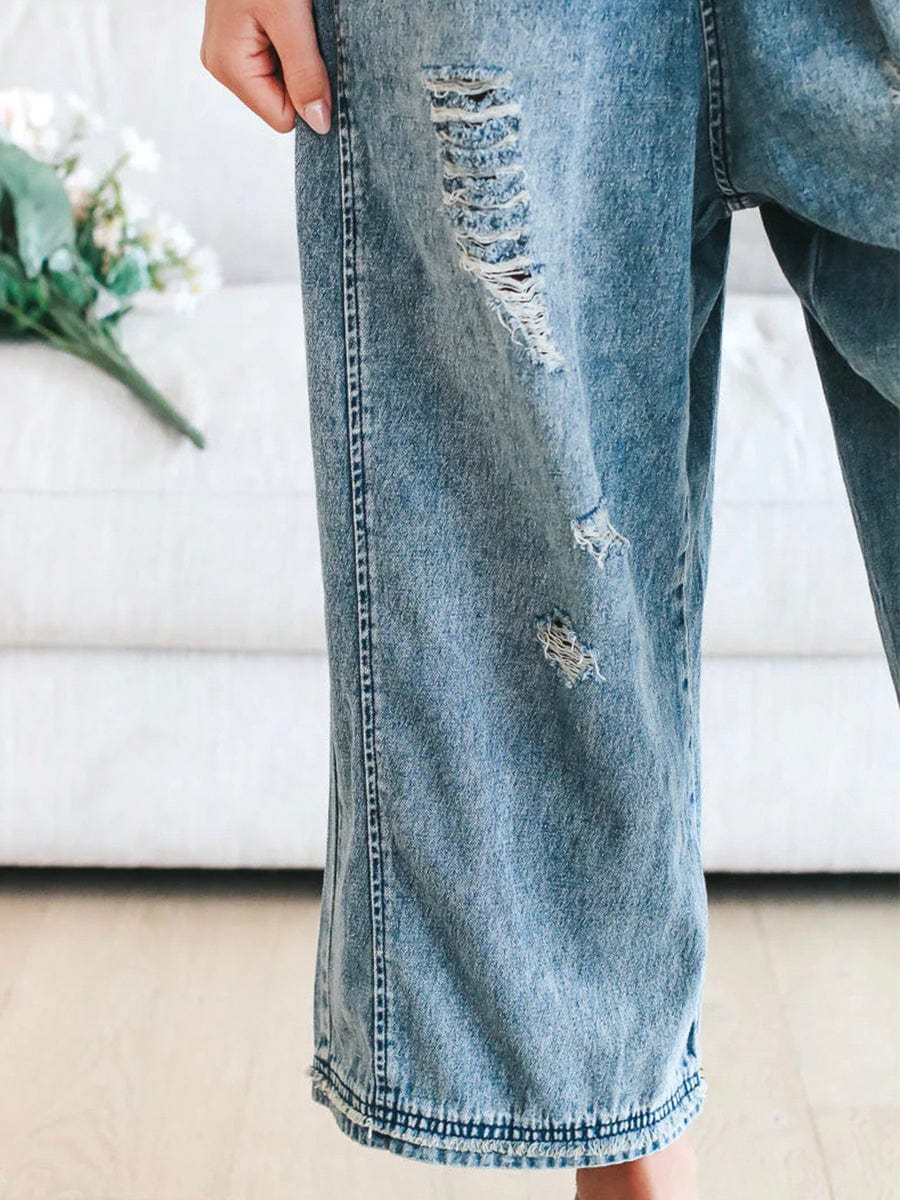 Luvik | Hihaton Kevyesti Puuvartinen Rentoa Denim Yleisö