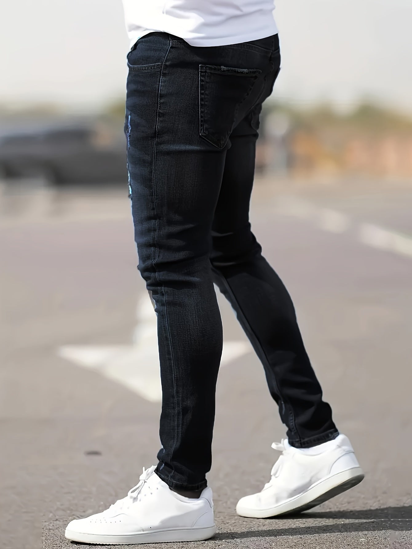 Luvik | Slim Fit Stretch Farkut Miehille