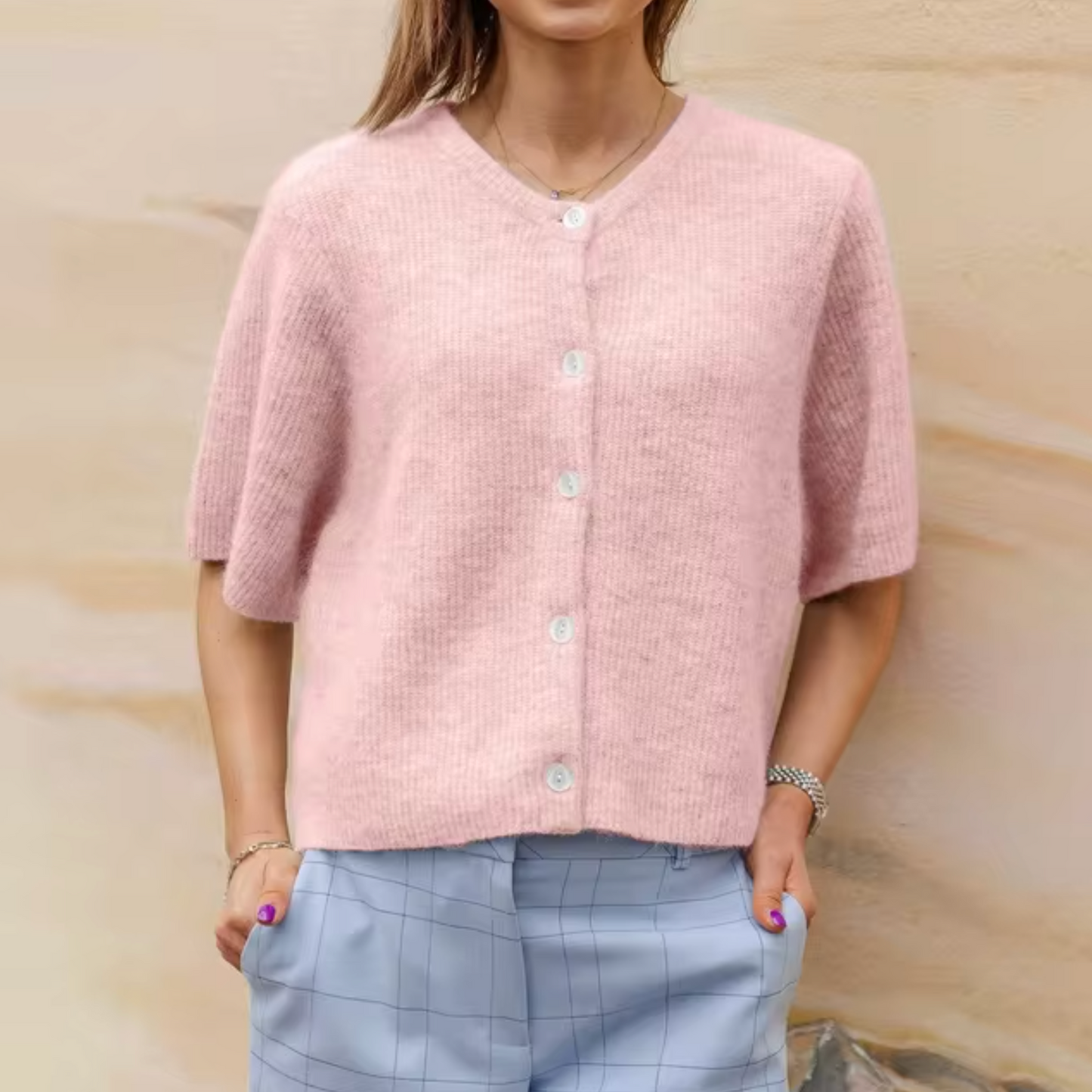 Luvik | Neule Lyhythihainen Cardigan