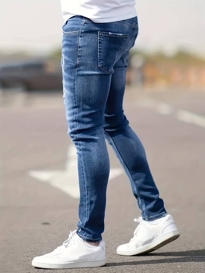 Luvik | Slim Fit Stretch Farkut Miehille
