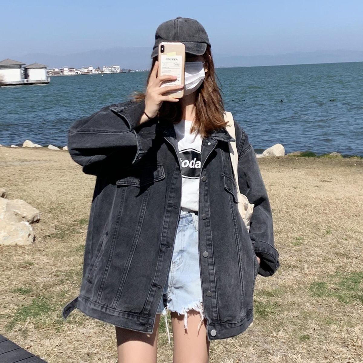 Luvik | Loose Korean Style Denim Jacket Casual Jacket