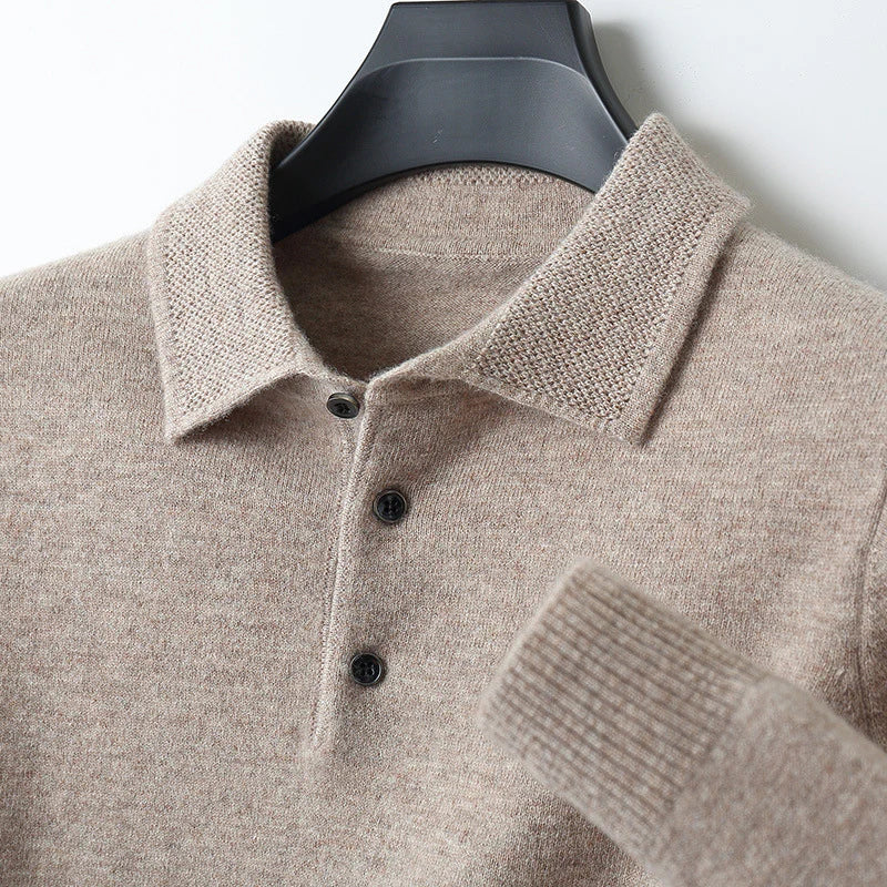 Luvik-Fashion | Long Sleeve Polo Shirt