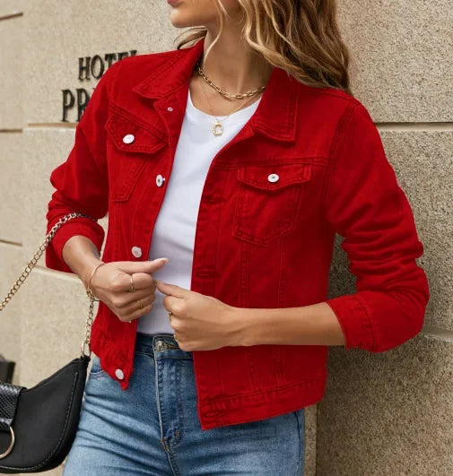 Luvik | Rentouttava Denim Takki naisille