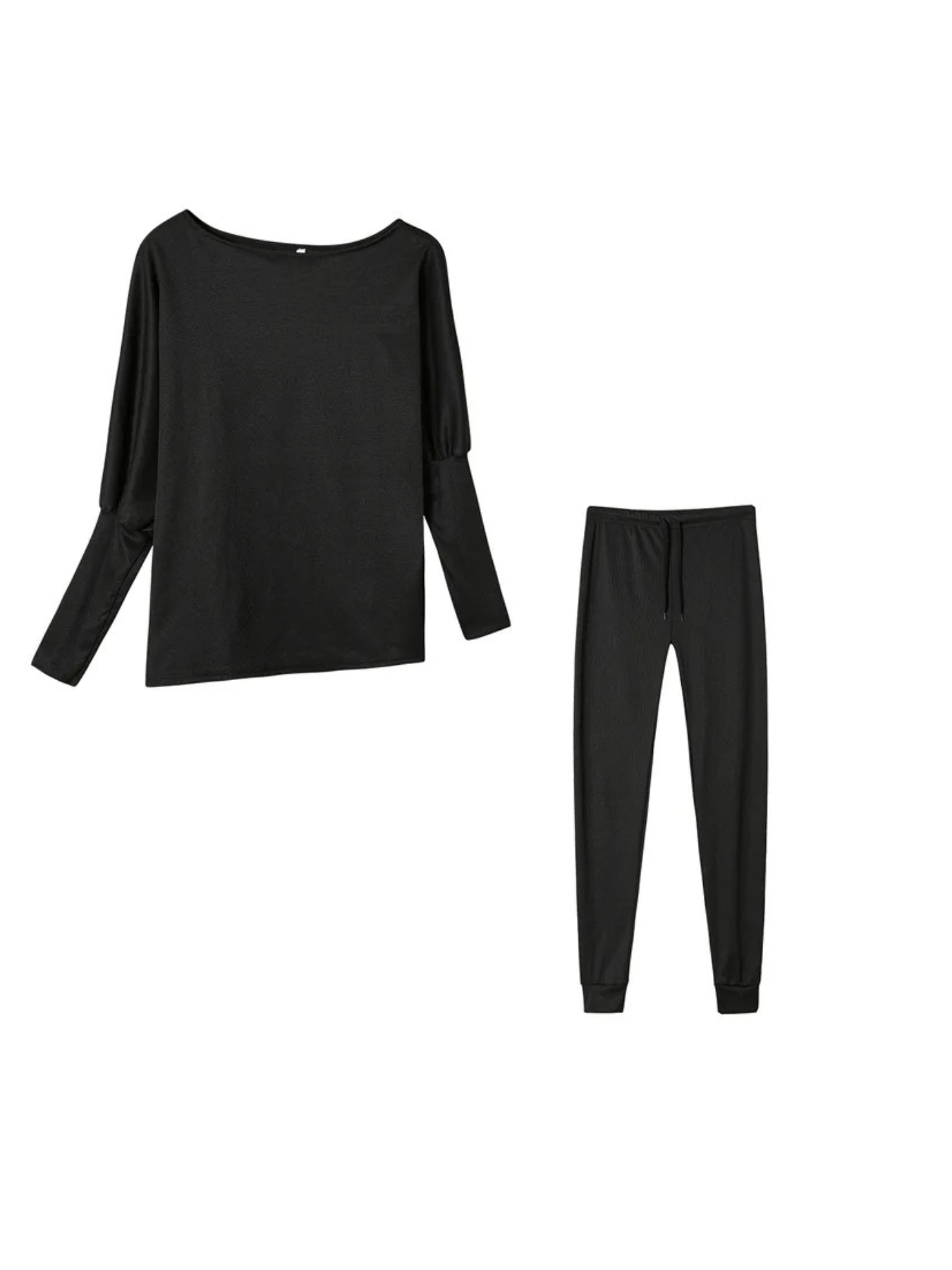 Luvik | Naisten Kotiasu Tyylikäs Off Shoulder Paita Ja Leggings Sarja