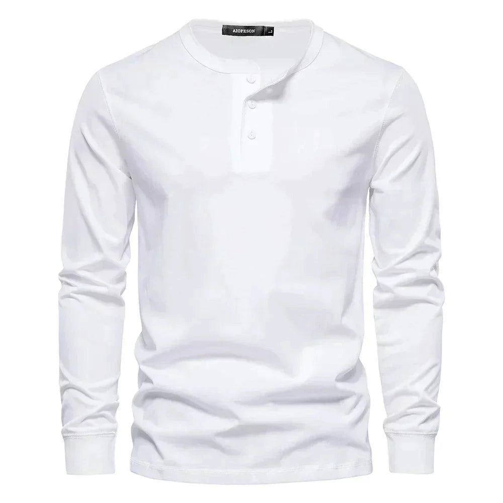 Luvik | Pitkähiha Slim Fit Henley Paita