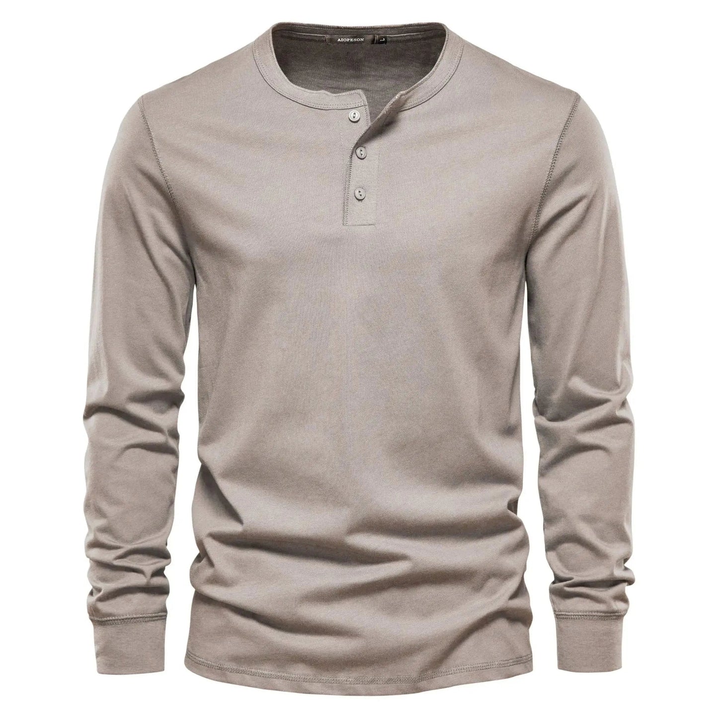 Luvik | Pitkähiha Slim Fit Henley Paita