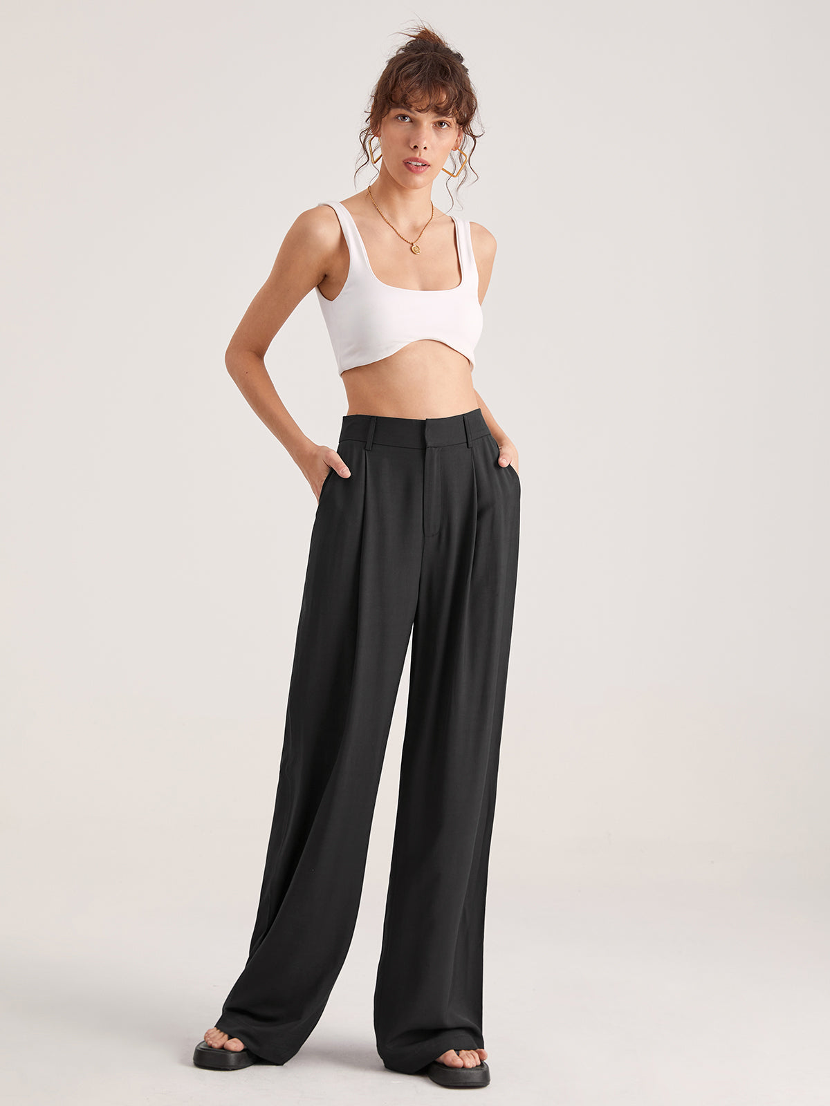 Luvik | Loose Ladies Jumpsuit with High Waist