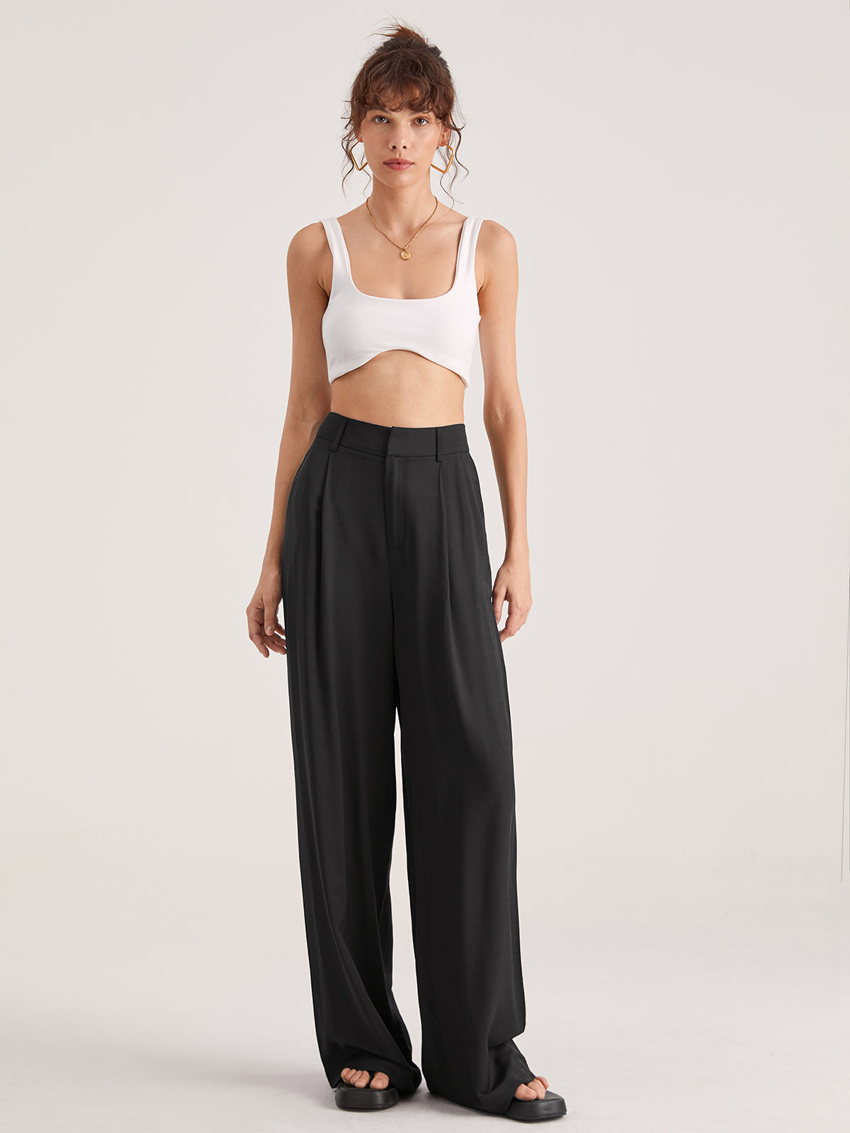 Luvik | Loose Ladies Jumpsuit with High Waist