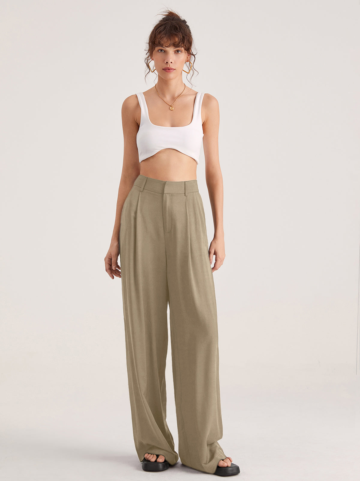 Luvik | Loose Ladies Jumpsuit with High Waist