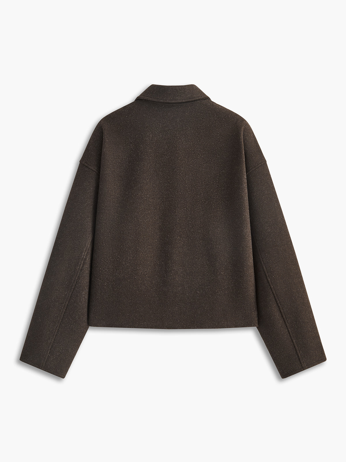 Luvik | Yksinkertainen vetoketju Tweed takki