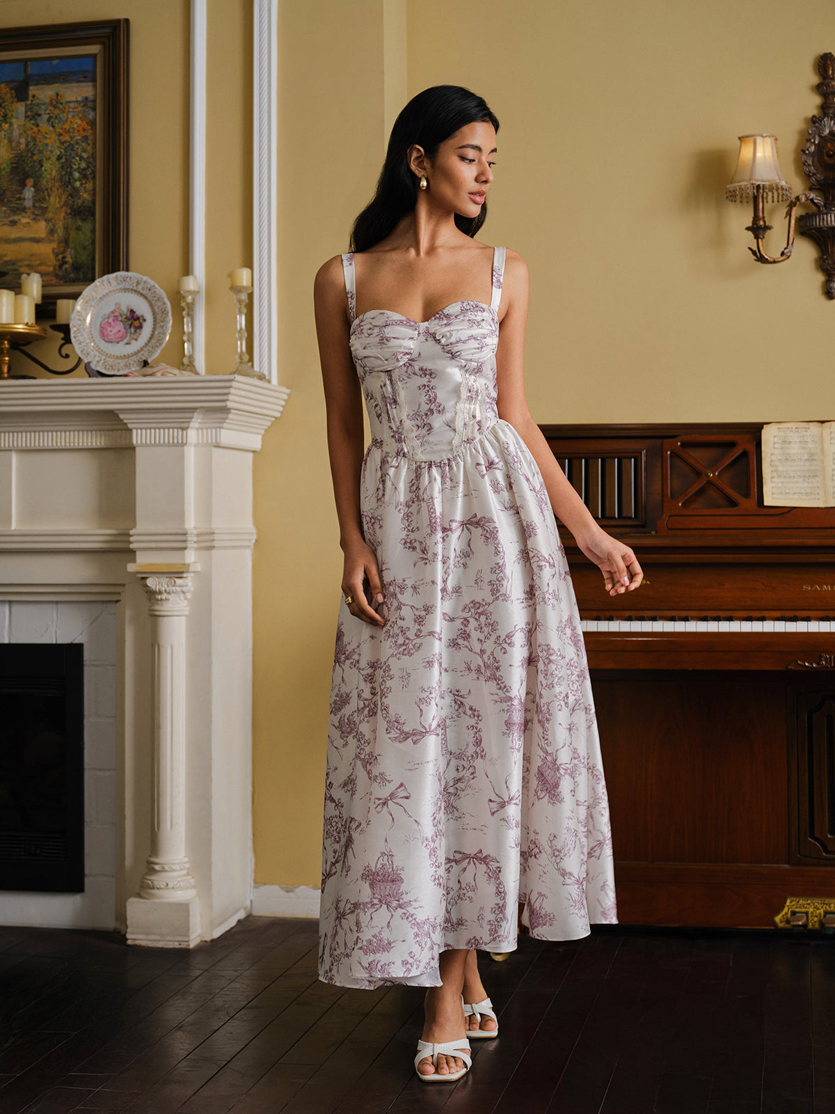Luvik | Toile Print Korsettimekkoinen