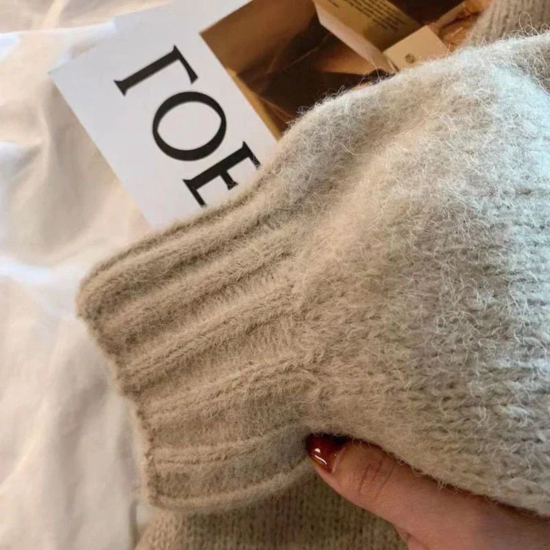 Luvik | Lämmin Paksu Neulecardigan