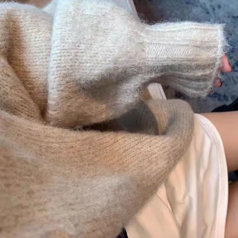 Luvik | Lämmin Paksu Neulecardigan