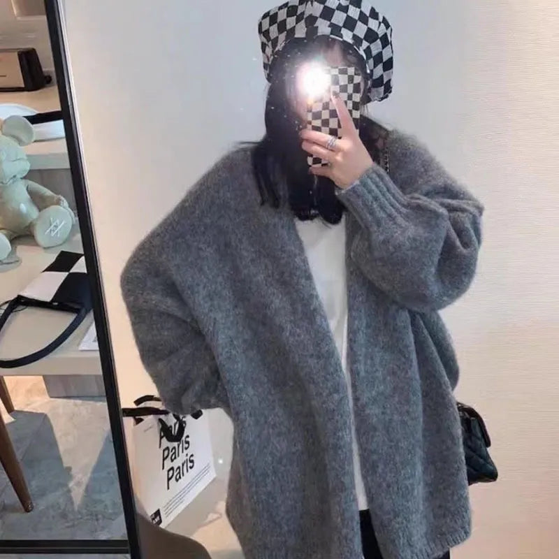 Luvik | Lämmin Paksu Neulecardigan