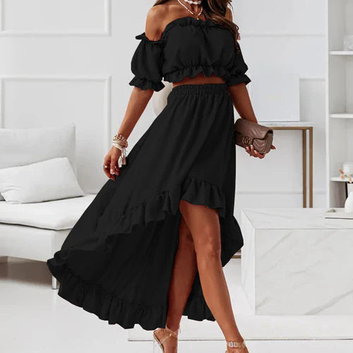 Luvik | Elegant frill dress set