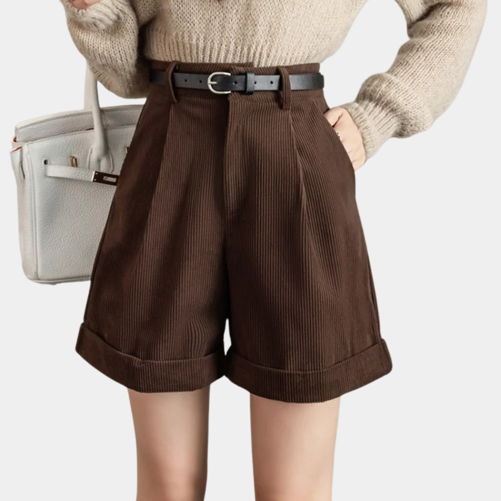 Luvik | Mukavat corduroy naisten shortsit