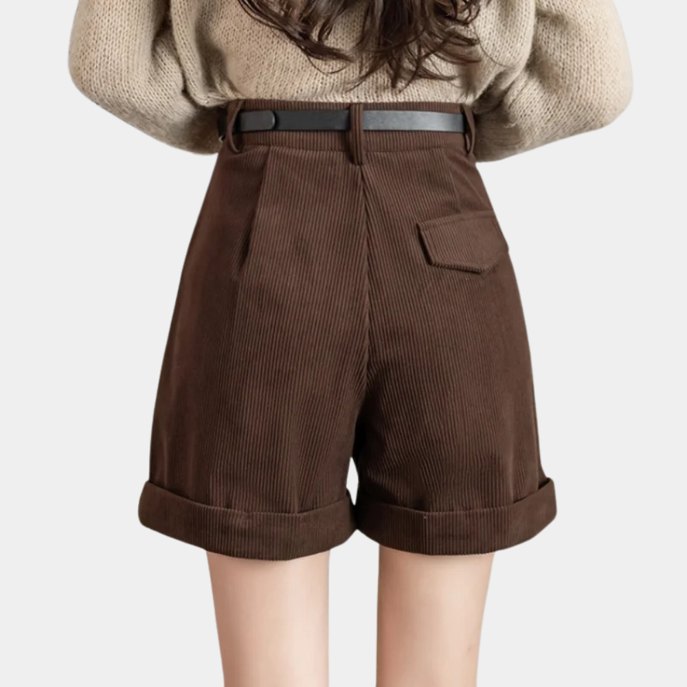 Luvik | Mukavat corduroy naisten shortsit