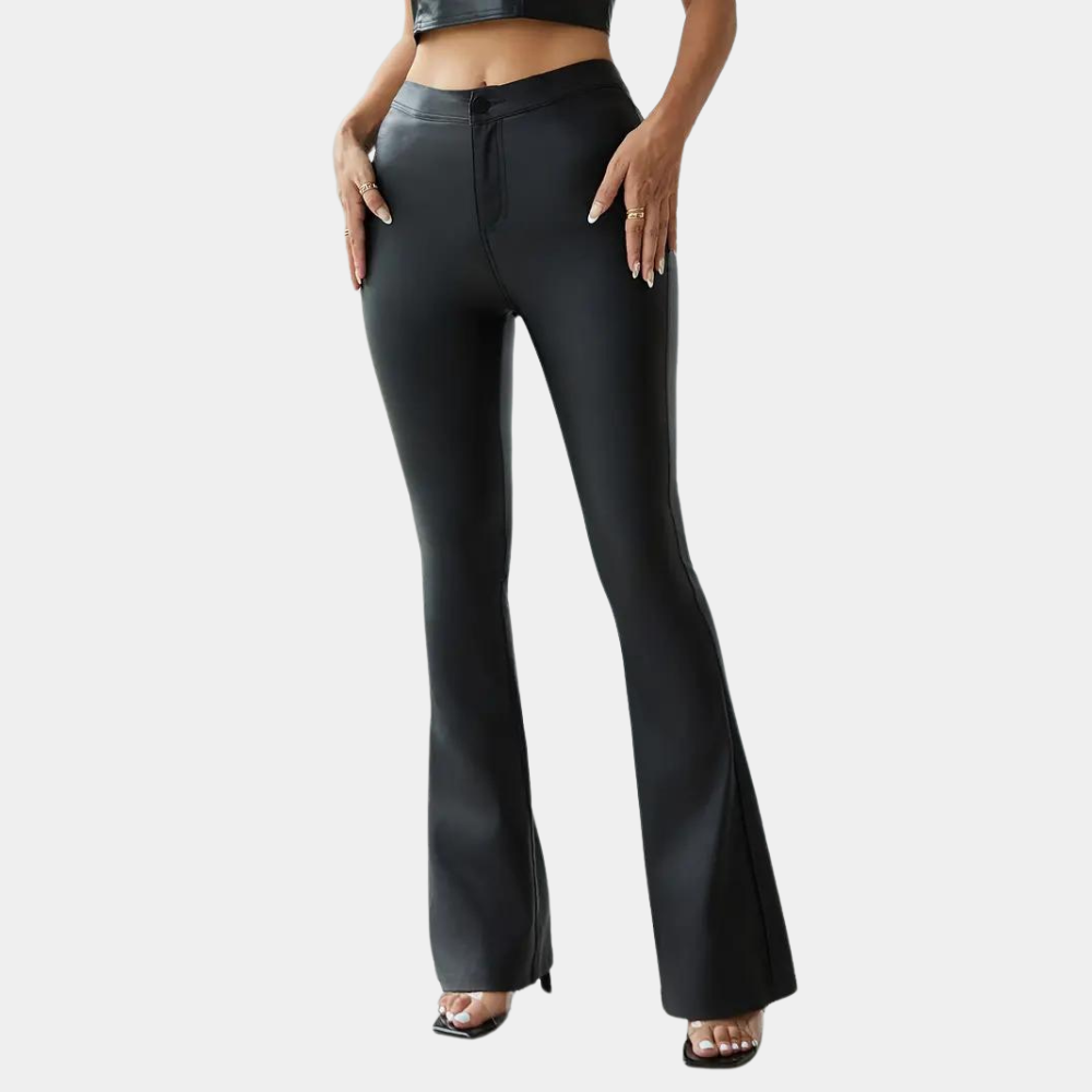 Luvik | tyylikkäät rento slim fit naisten housut, joissa on lakki