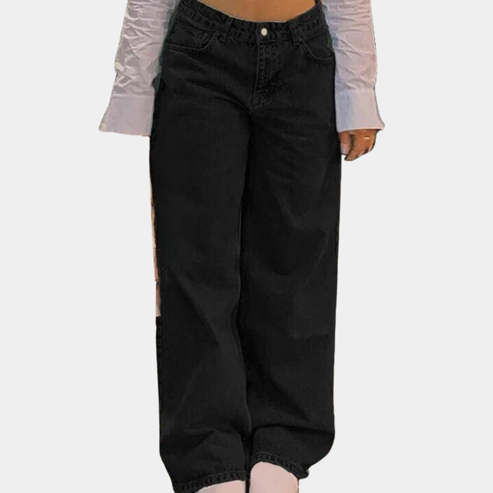 Luvik | Low Rise Wide Leg Naistenfarkut