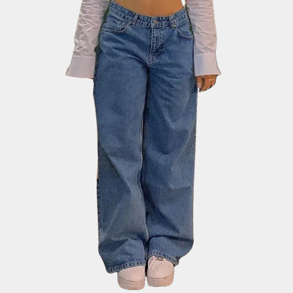Luvik | Low Rise Wide Leg Naistenfarkut