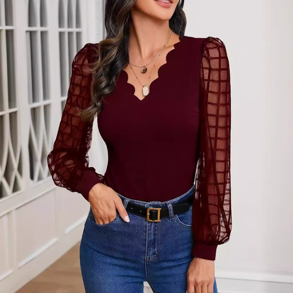 Luvik | Trendy Top for Women with Wave Cut