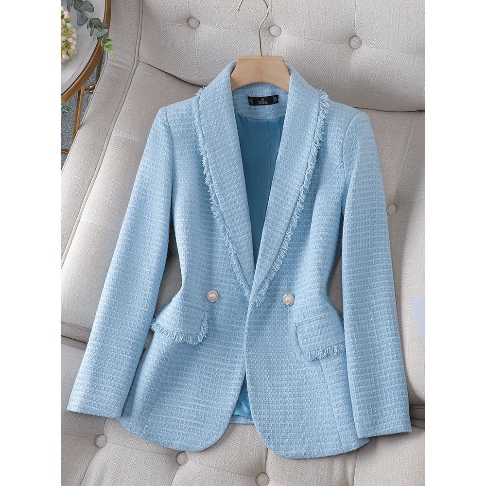 Luvik | Elegant Fringed Blazer Elena From Structured Fabric