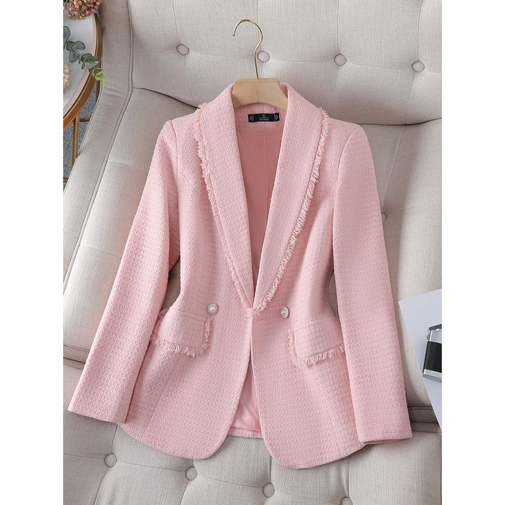 Luvik | Elegant Fringed Blazer Elena From Structured Fabric