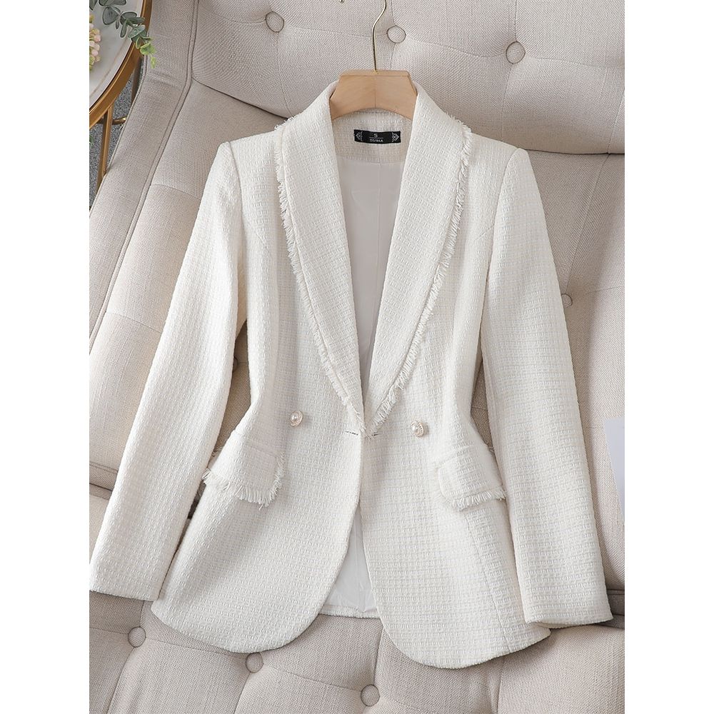 Luvik | Elegant Fringed Blazer Elena From Structured Fabric