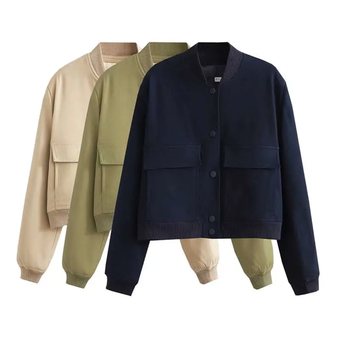Luvik | Tyylikäs Bomber Varsity takki naisille