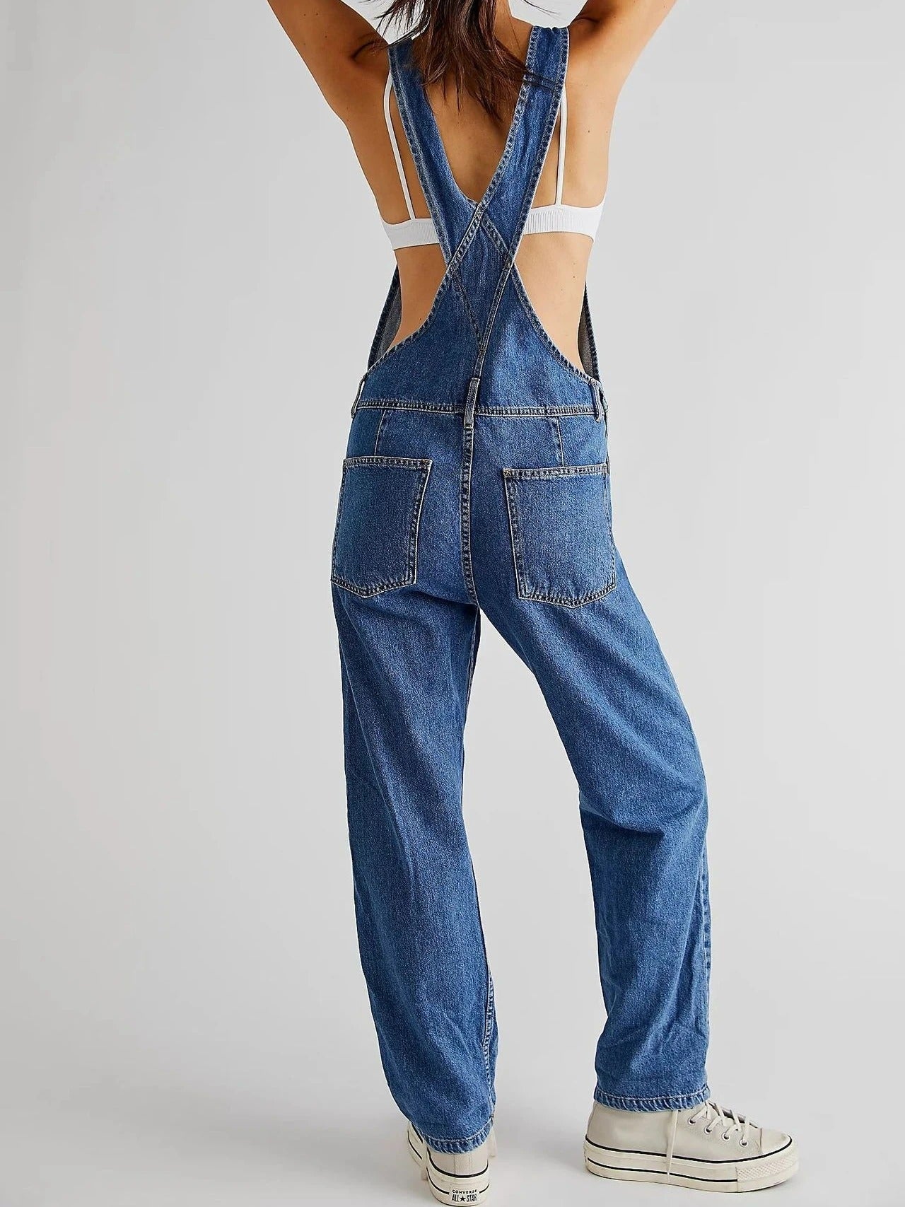 Luvik | Overall LOOSE Fit Hihaton Haalarimekko Naisille